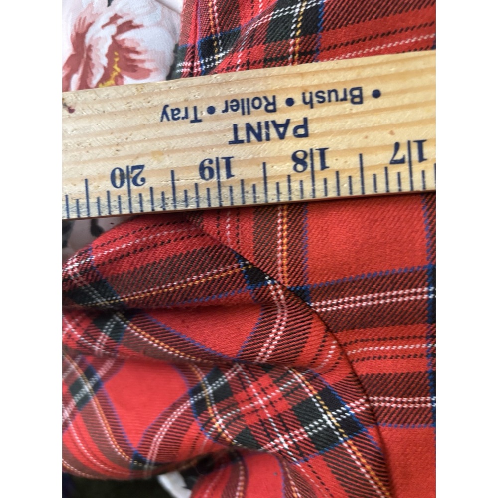 Vintage Dress Womens 12 Tartan Plaid Western country Santa Fe by Jim Tremblay - Picture 7 of 10